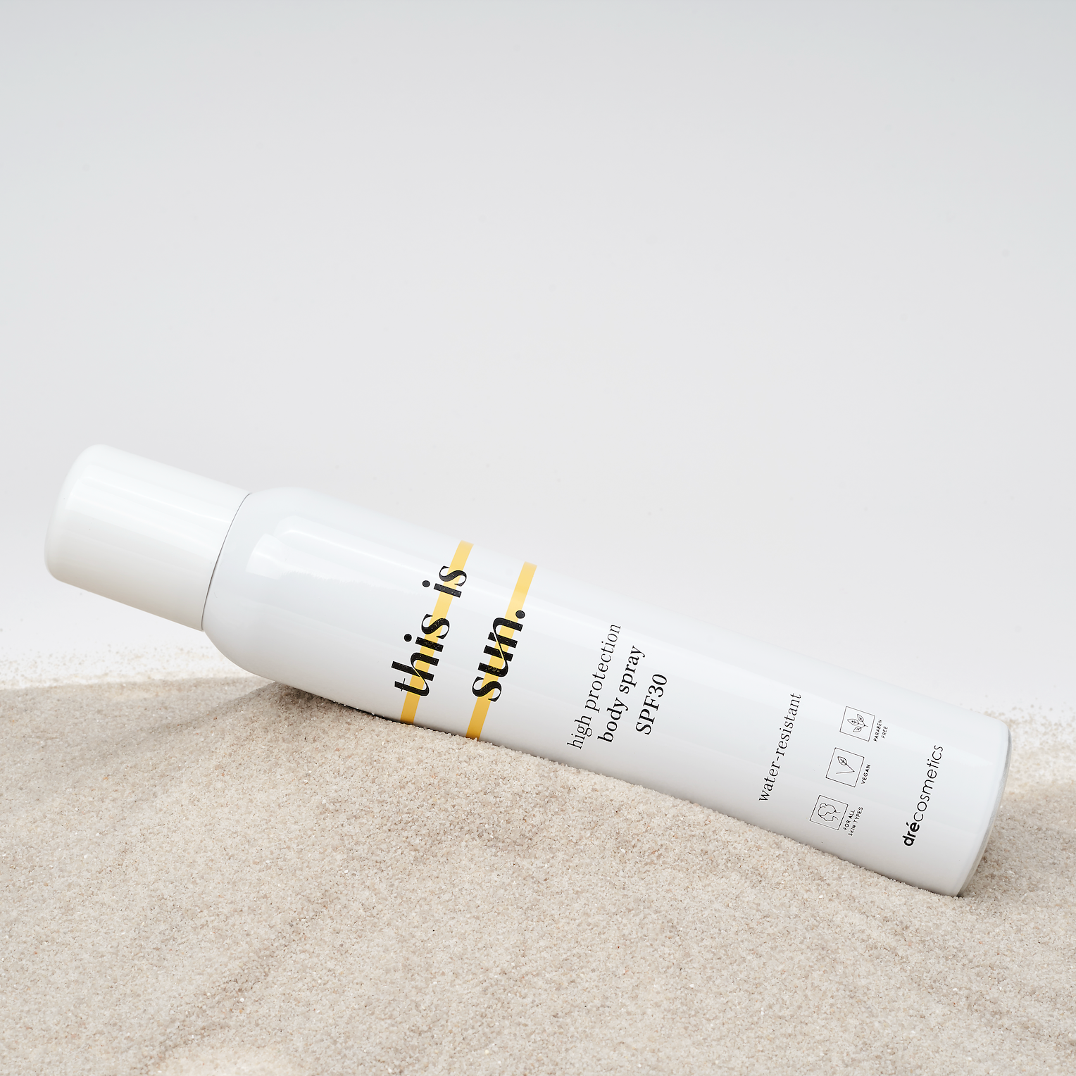 Zonnebrand Spray SPF30 - 100ml | Vegan - Gevoelige Huid - Waterbestendig - This is Sun.